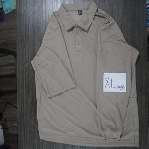Long-Sleeve Men's Lightweight Shirt - Tan Color